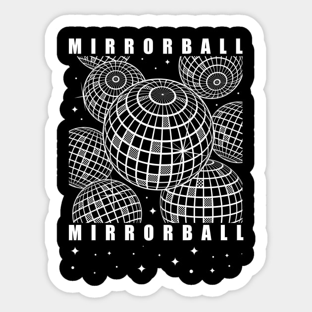 Mirrorball Discoball Sticker by amylouisebaker